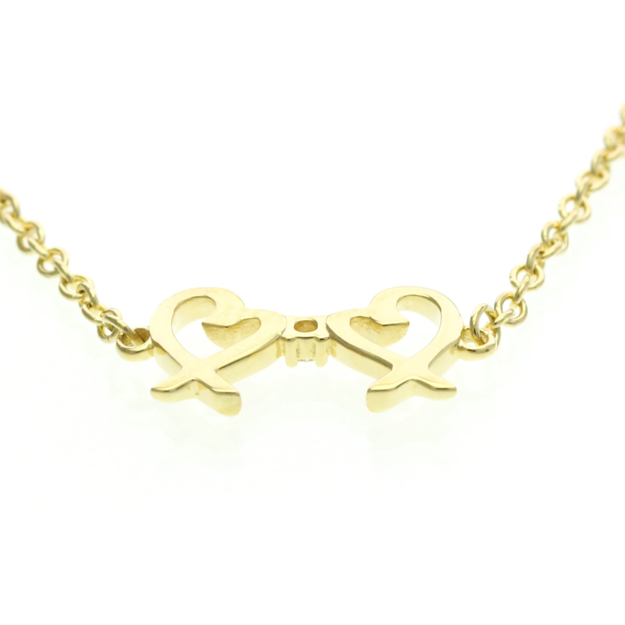 Tiffany Double Loving Heart · 18K Yellow Gold