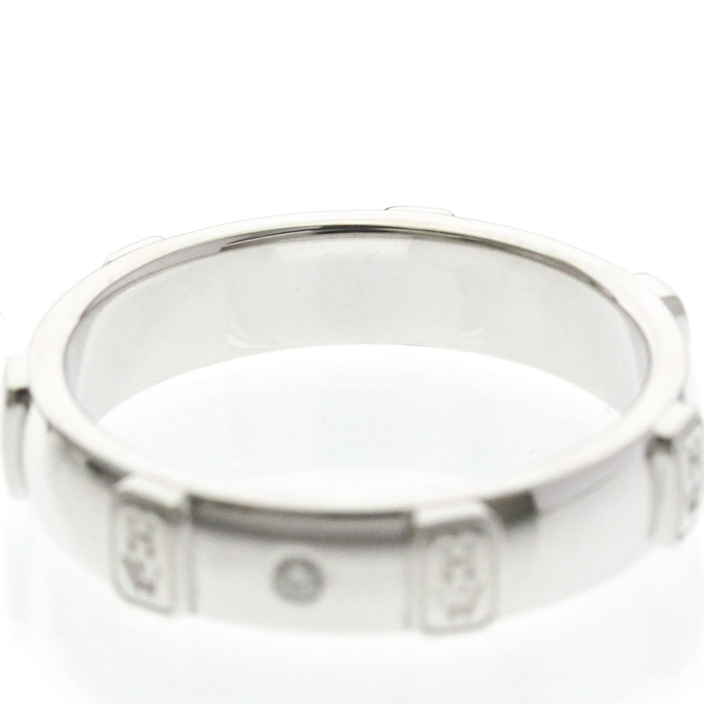 Harry Winston HW Logo · Diamond · 18K White Gold