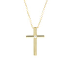 Tiffany Cross · 18K Yellow Gold · Diamond