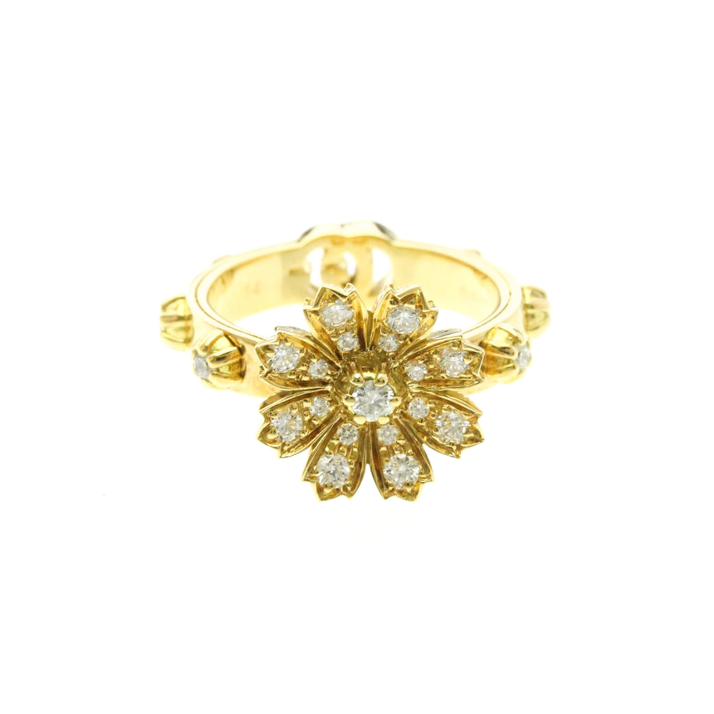 Gucci Flora Diamond · 18K Yellow Gold