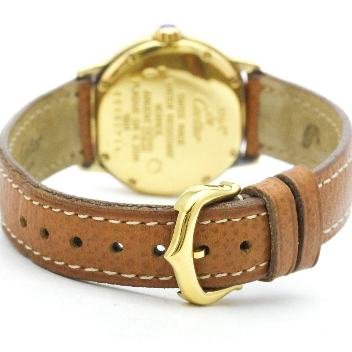 Cartier Must Ronde · Gold Plated · Quartz
