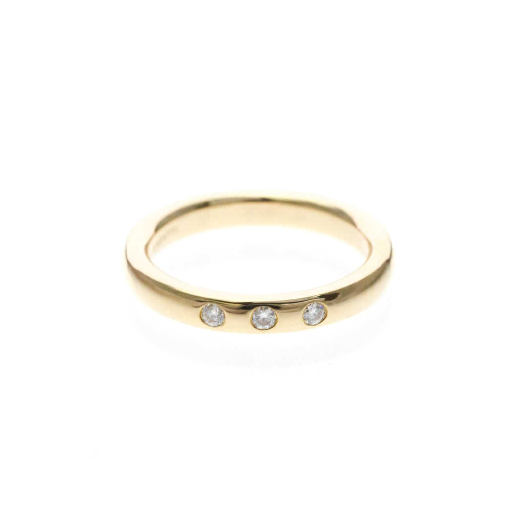 Tiffany Stacking Band · 18K Rose Gold · Diamond