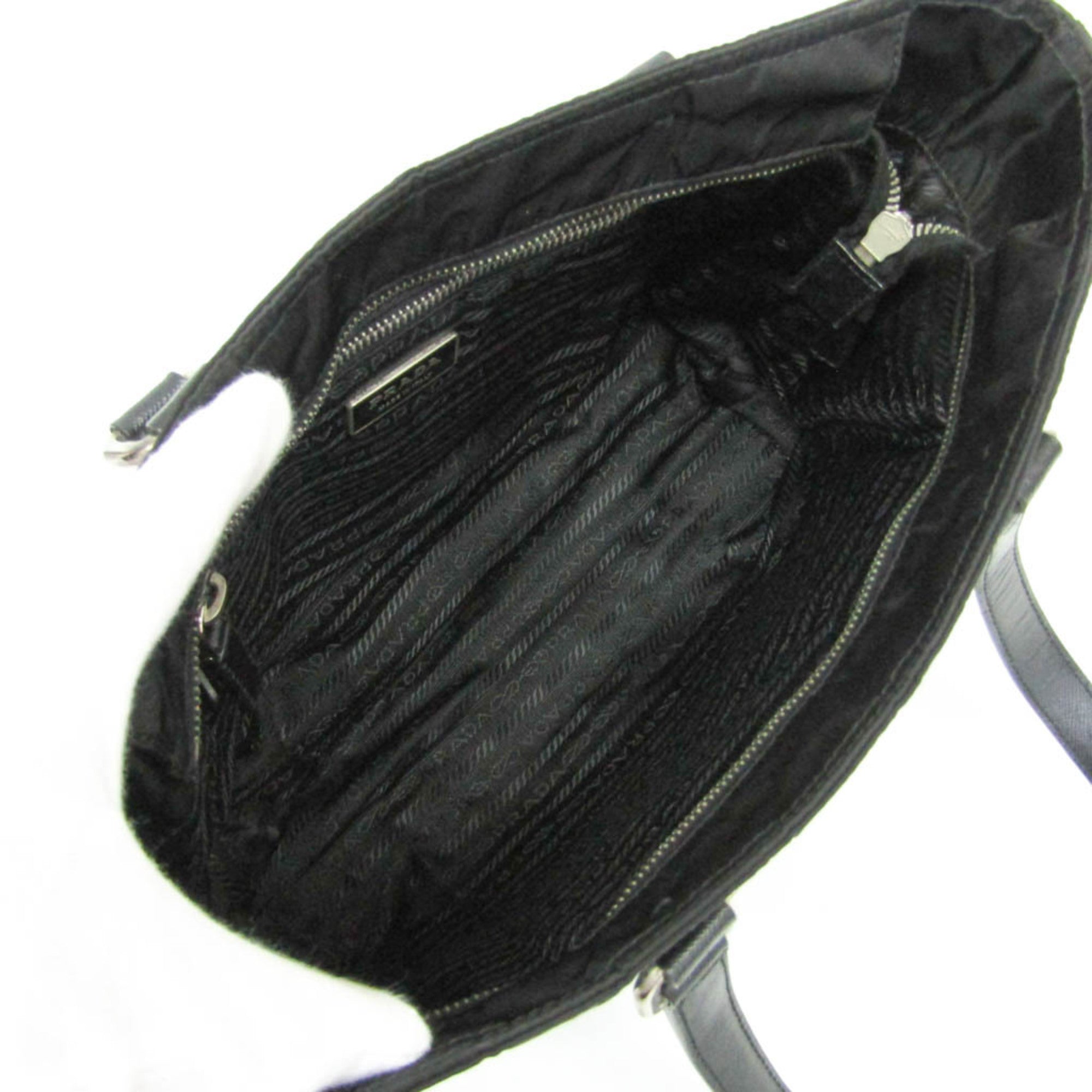 Prada Tessuto Saffiano · Nylon Tote