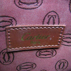 Cartier Must · Suede Flap Shoulder