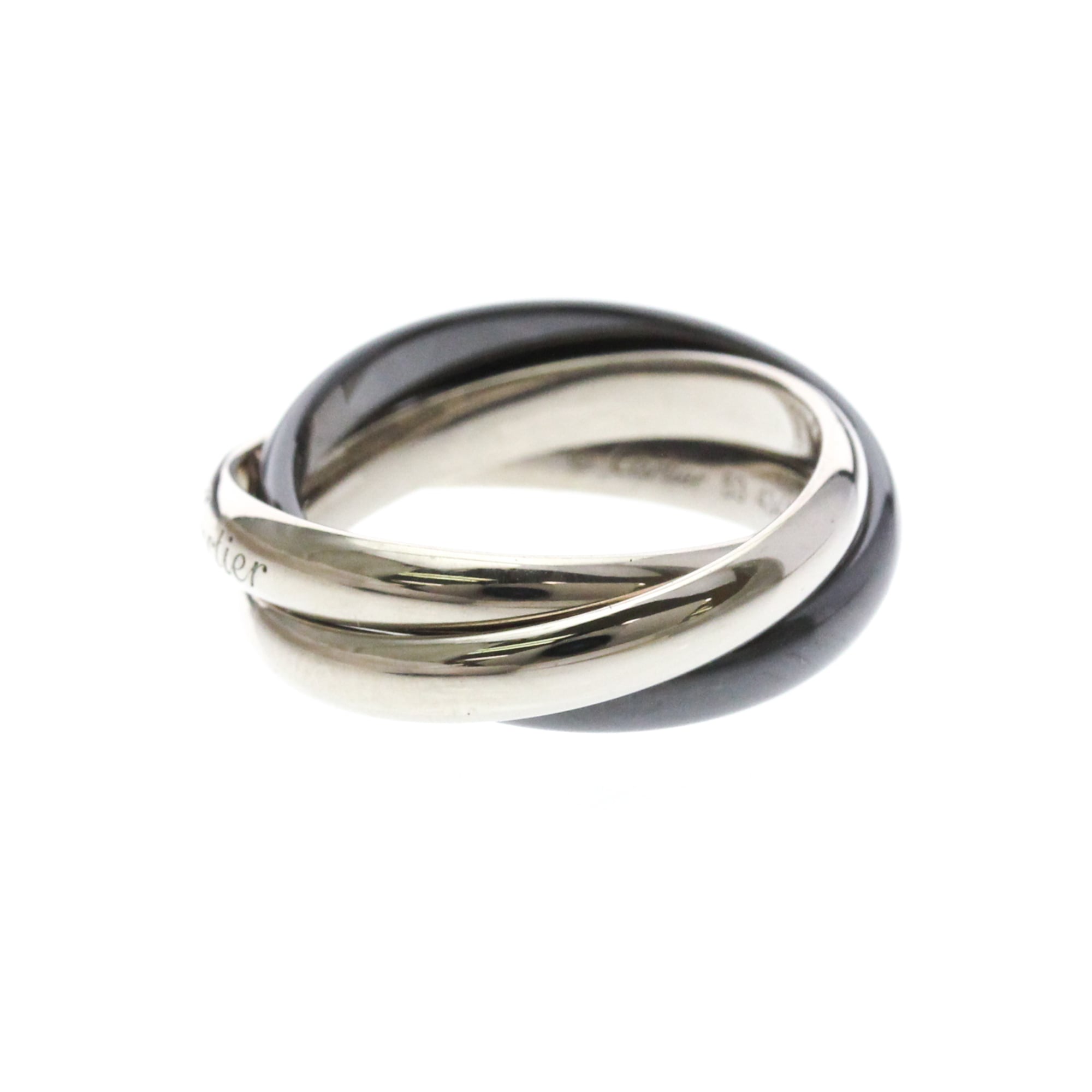 Cartier Trinity · 18K White Gold & Ceramic