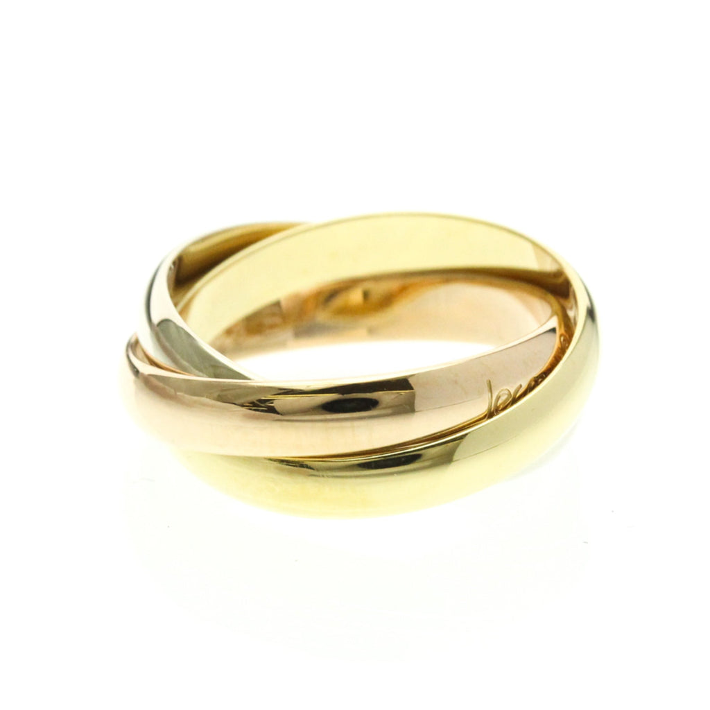 Cartier Trinity · Tri-Gold Band Ring