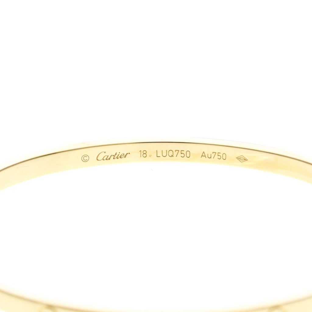 Cartier Love Bracelet · 18K Yellow Gold