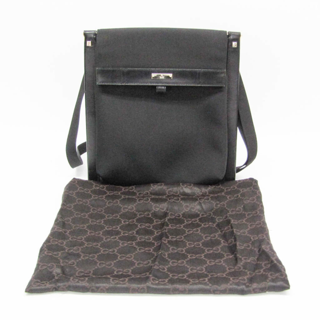 Gucci Nylon & Leather Shoulder Bag