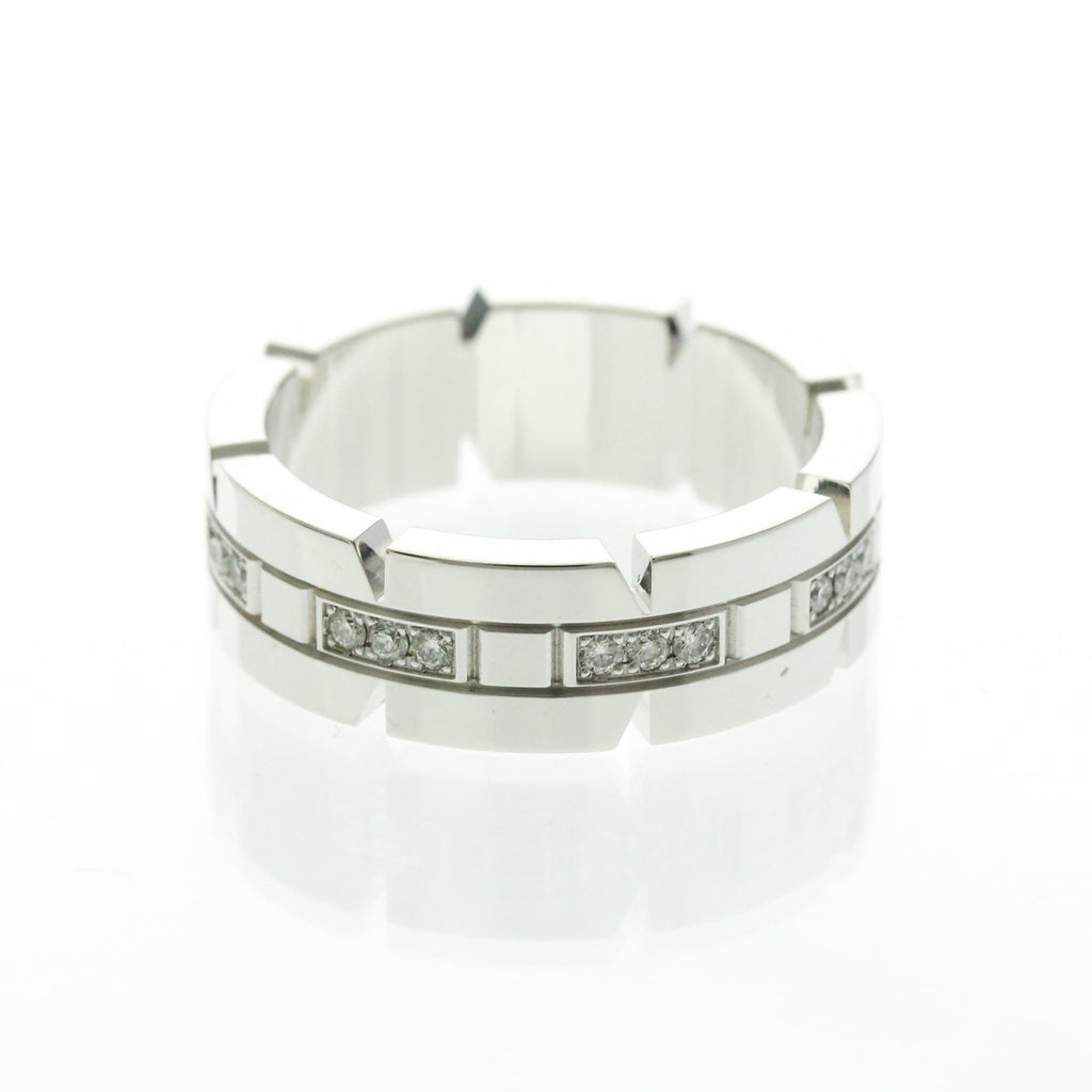 Cartier Tank Française · 18K White Gold · Diamond
