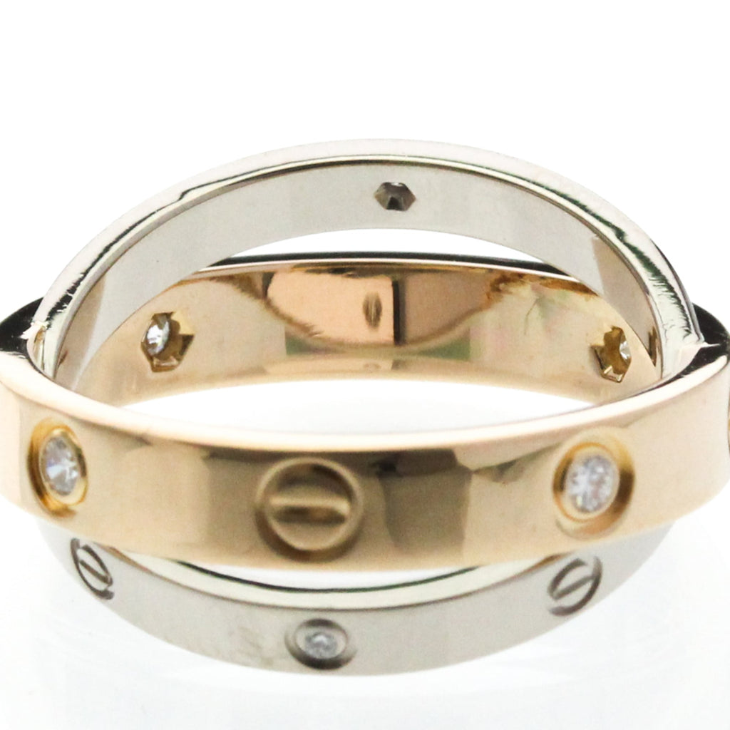 Cartier Be Love · Half Diamond · Two-Tone Gold