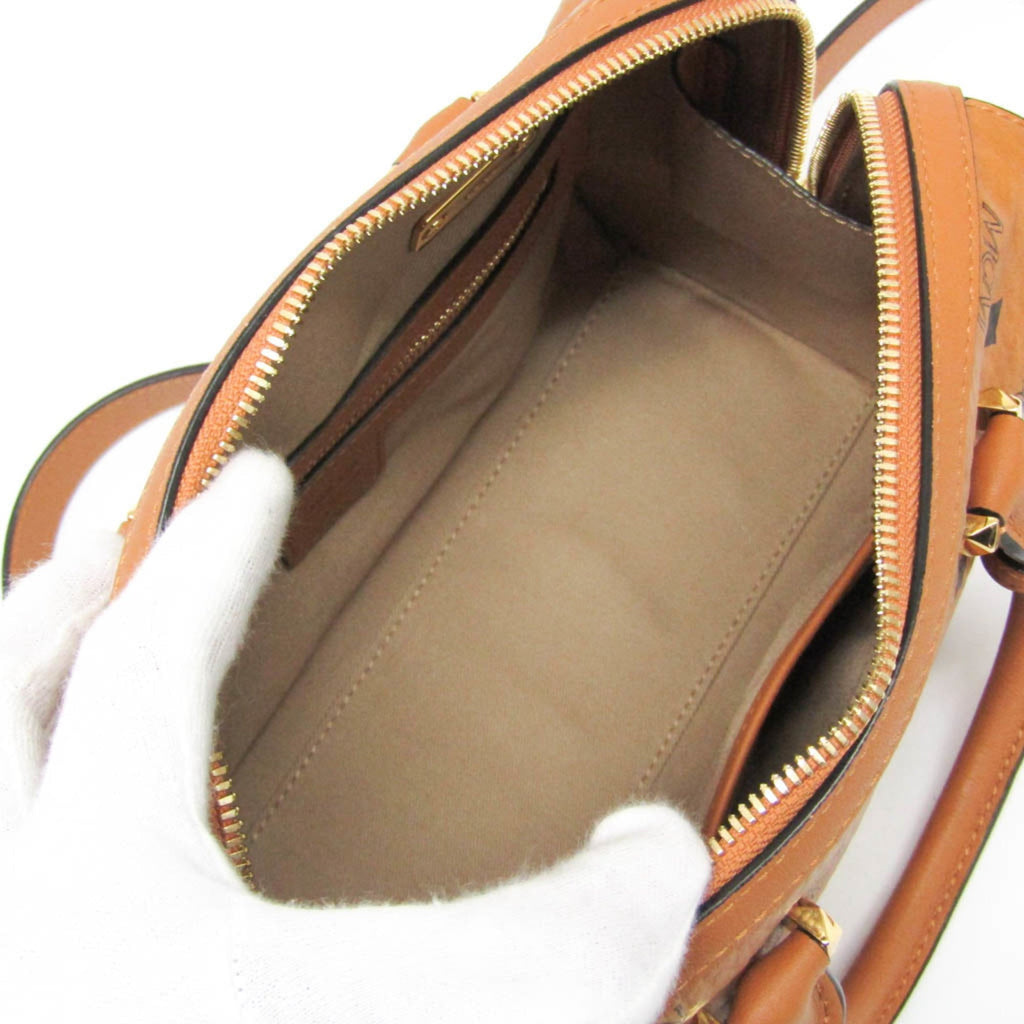 MCM Visetos Essential Boston · Coated Canvas