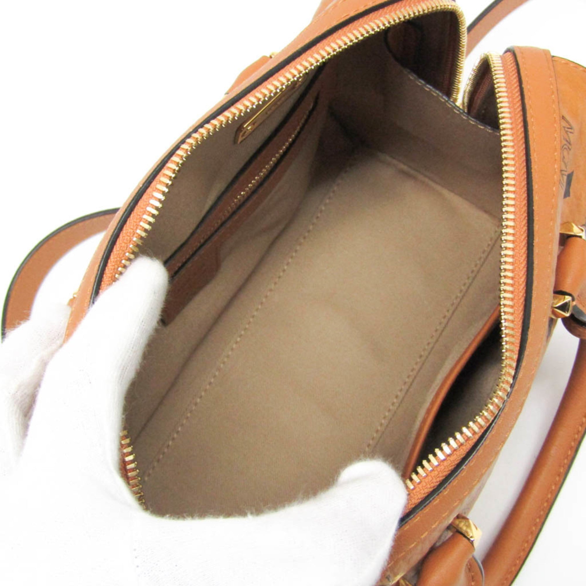 MCM Visetos Essential Boston · Coated Canvas