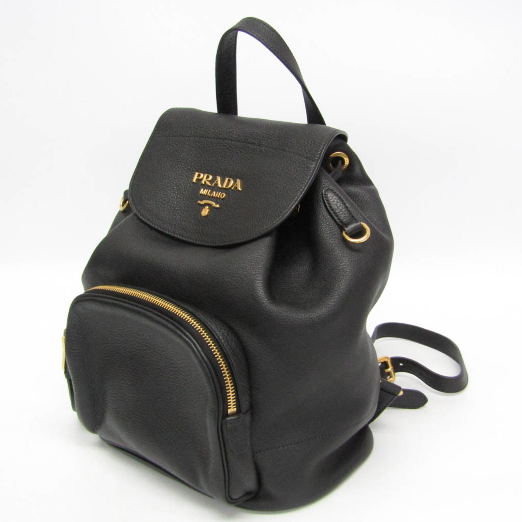 Prada Vitello Daino · Leather Backpack