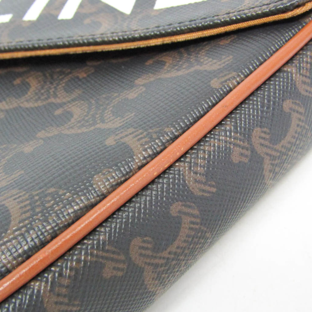 Celine Triomphe Triangle · Coated Canvas