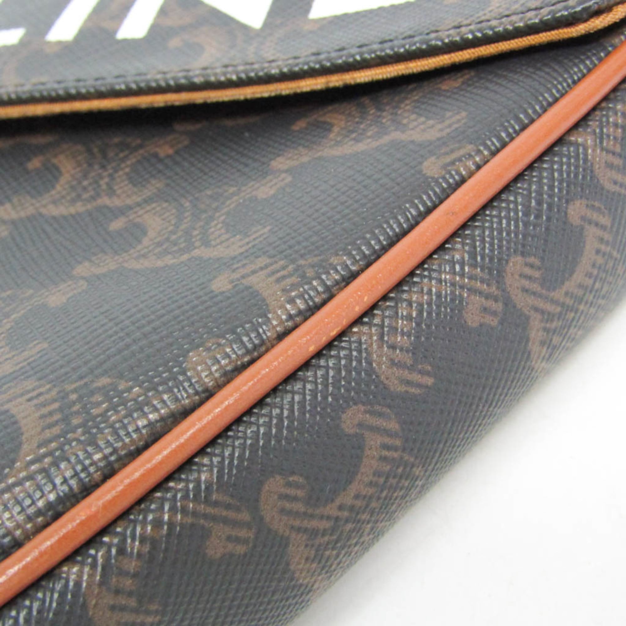 Celine Triomphe Triangle · Coated Canvas