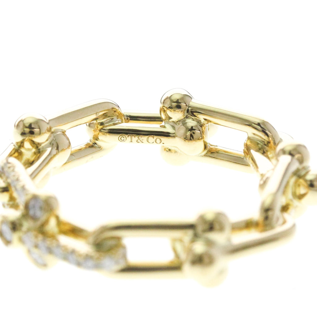 Tiffany Hardware · 18K Yellow Gold · Diamond · Size 7 (EU 57.5)