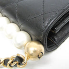 Chanel Matelassé · Lambskin · Pearl Chain