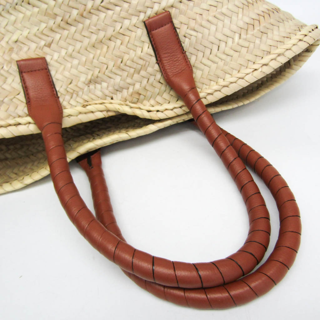 Chloé Marcie Basket · Raffia & Leather