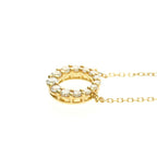 4°C Circle Diamond · 18K Yellow Gold