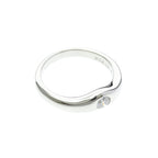 Tiffany Curved Band · Platinum · Diamond