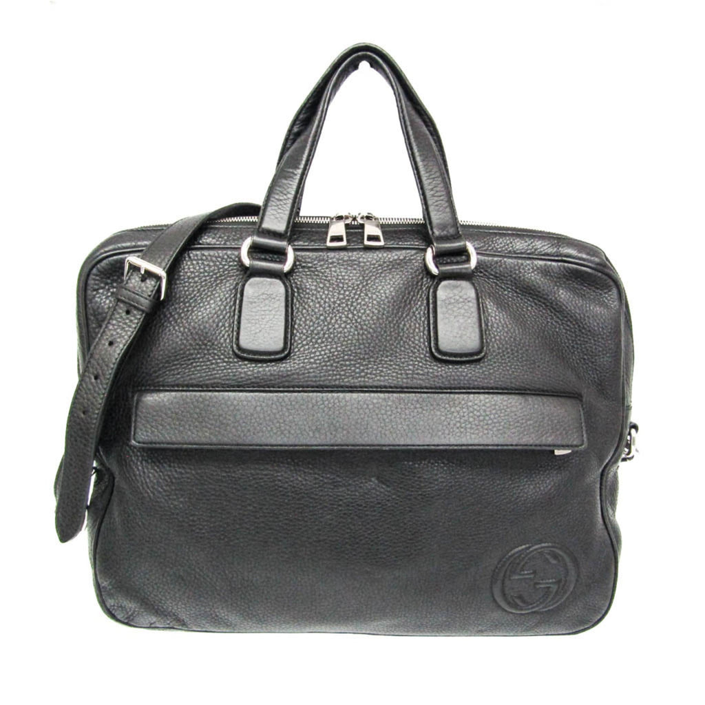 Gucci Interlocking G · Leather Briefcase