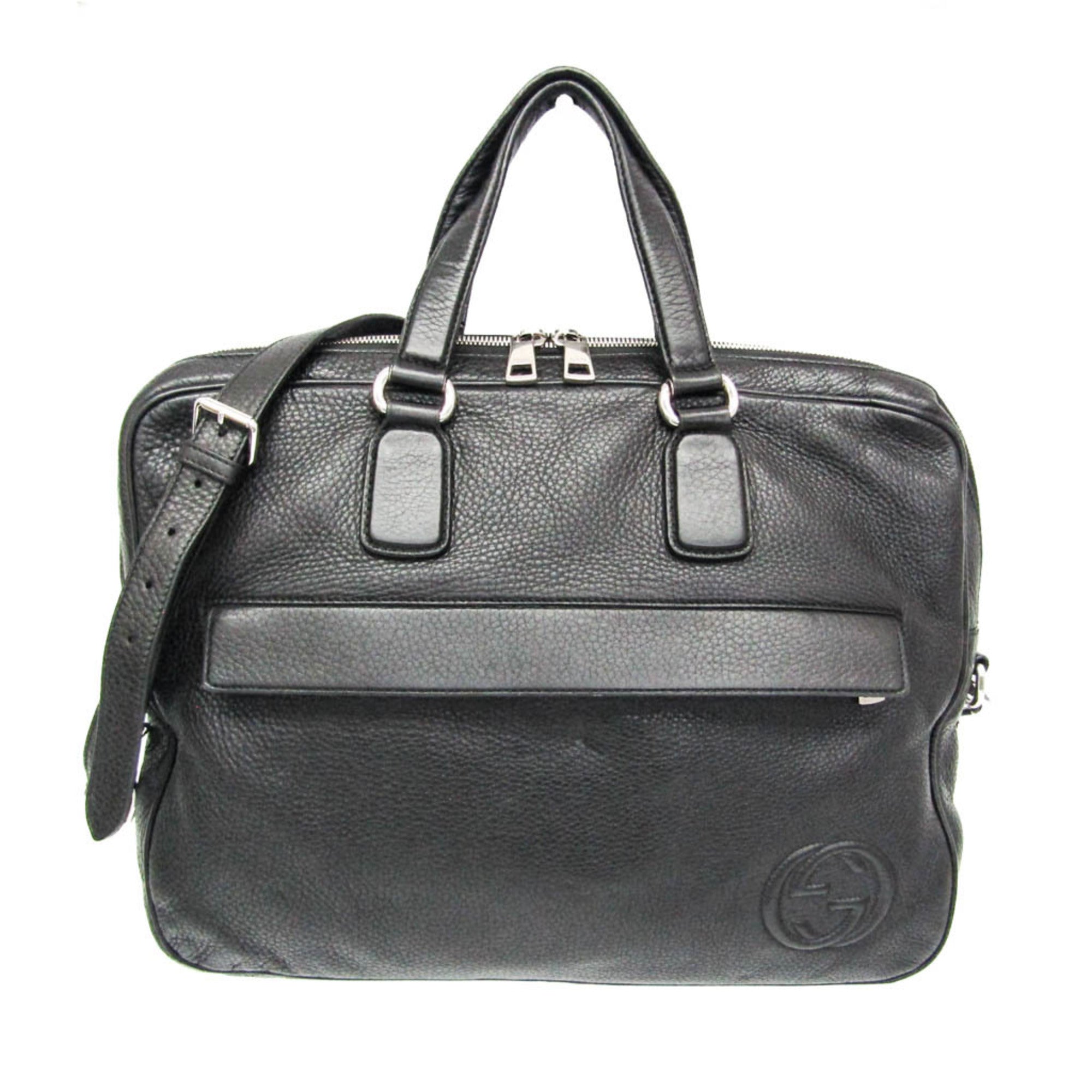 Gucci Interlocking G · Leather Briefcase