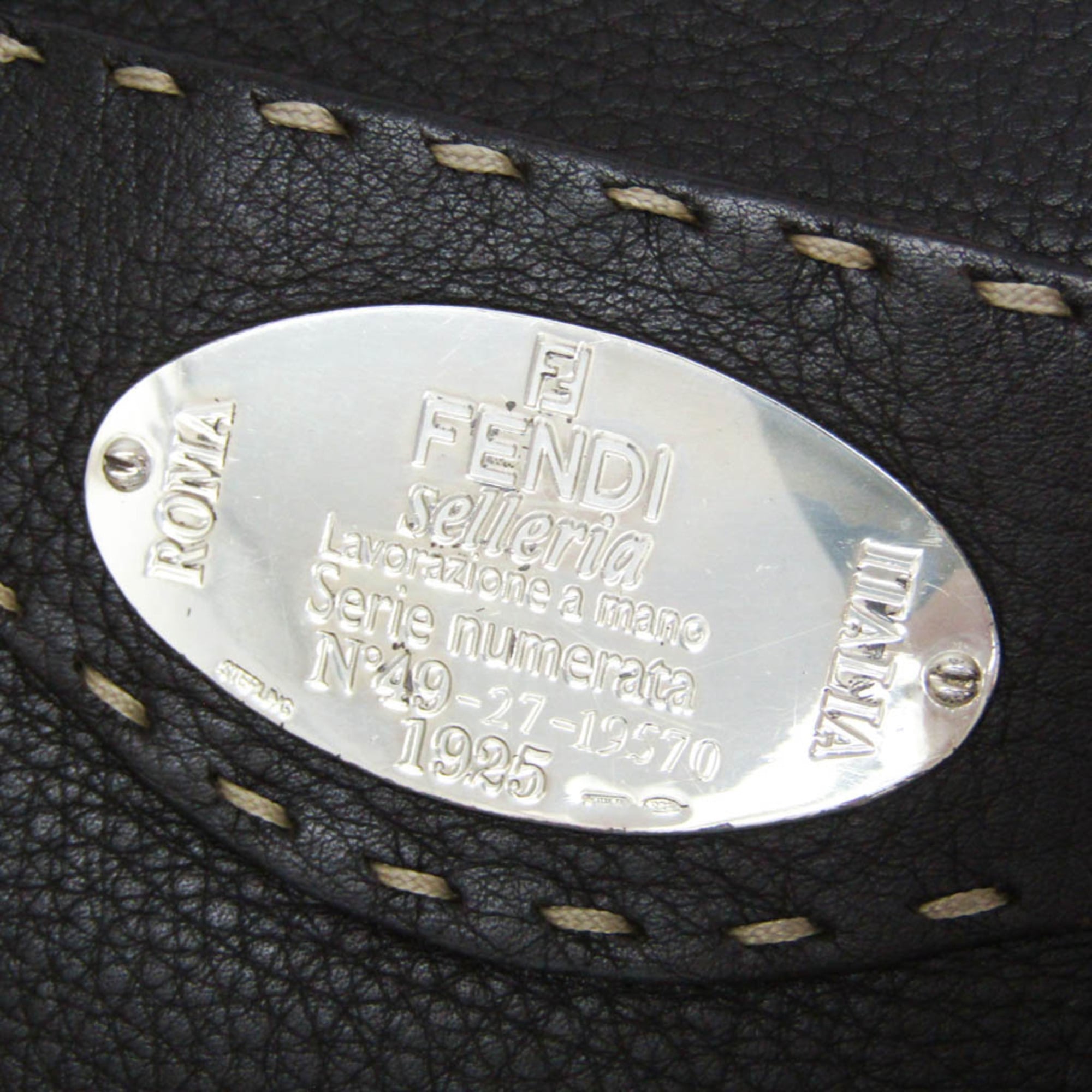Fendi Selleria · Leather Shoulder Bag