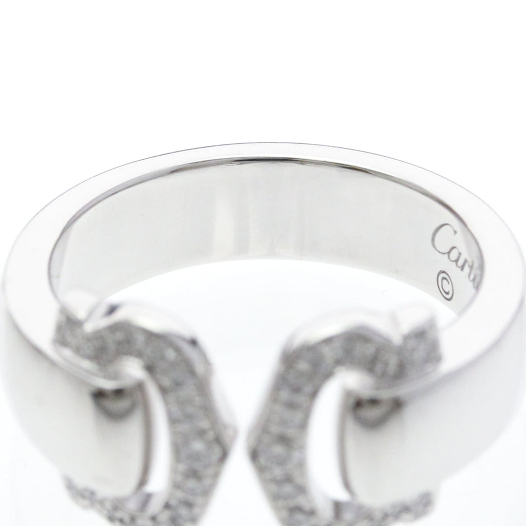 Cartier 2C Boucle Diamond · 18K White Gold
