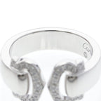 Cartier 2C Boucle Diamond · 18K White Gold