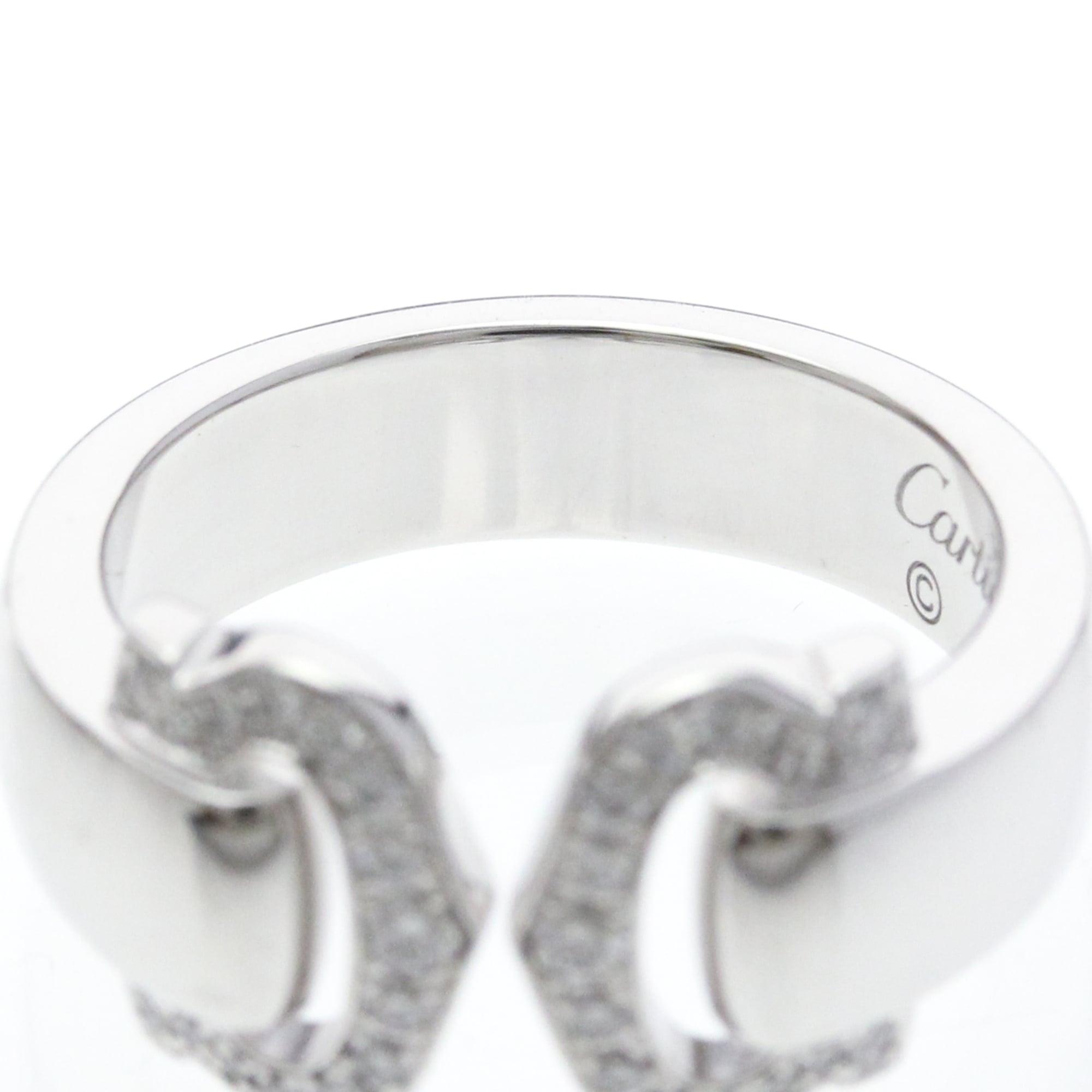 Cartier 2C Boucle Diamond · 18K White Gold