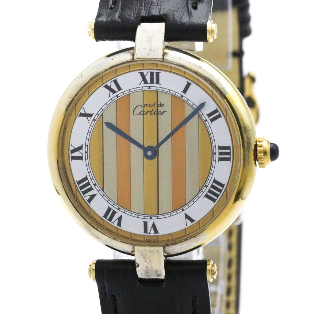 Cartier Must Vendome · Gold Plated · Quartz