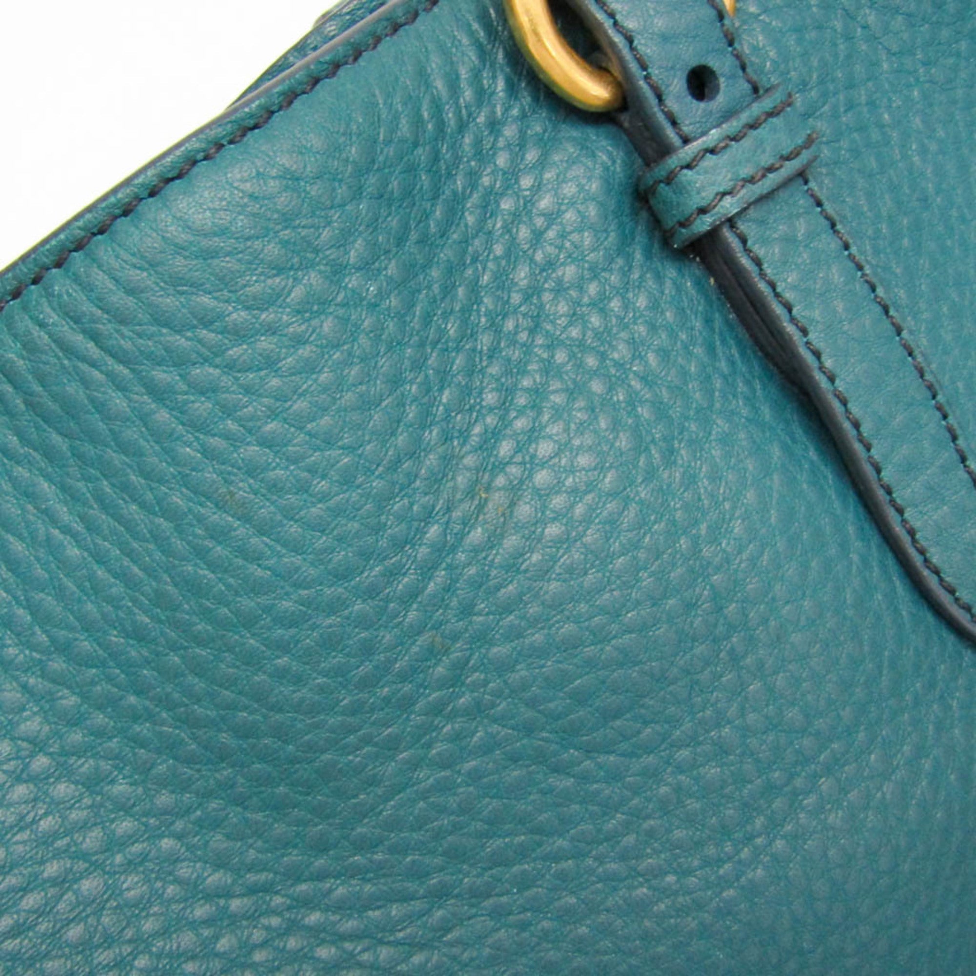 Miu Miu Vitello Daino · Leather Tote