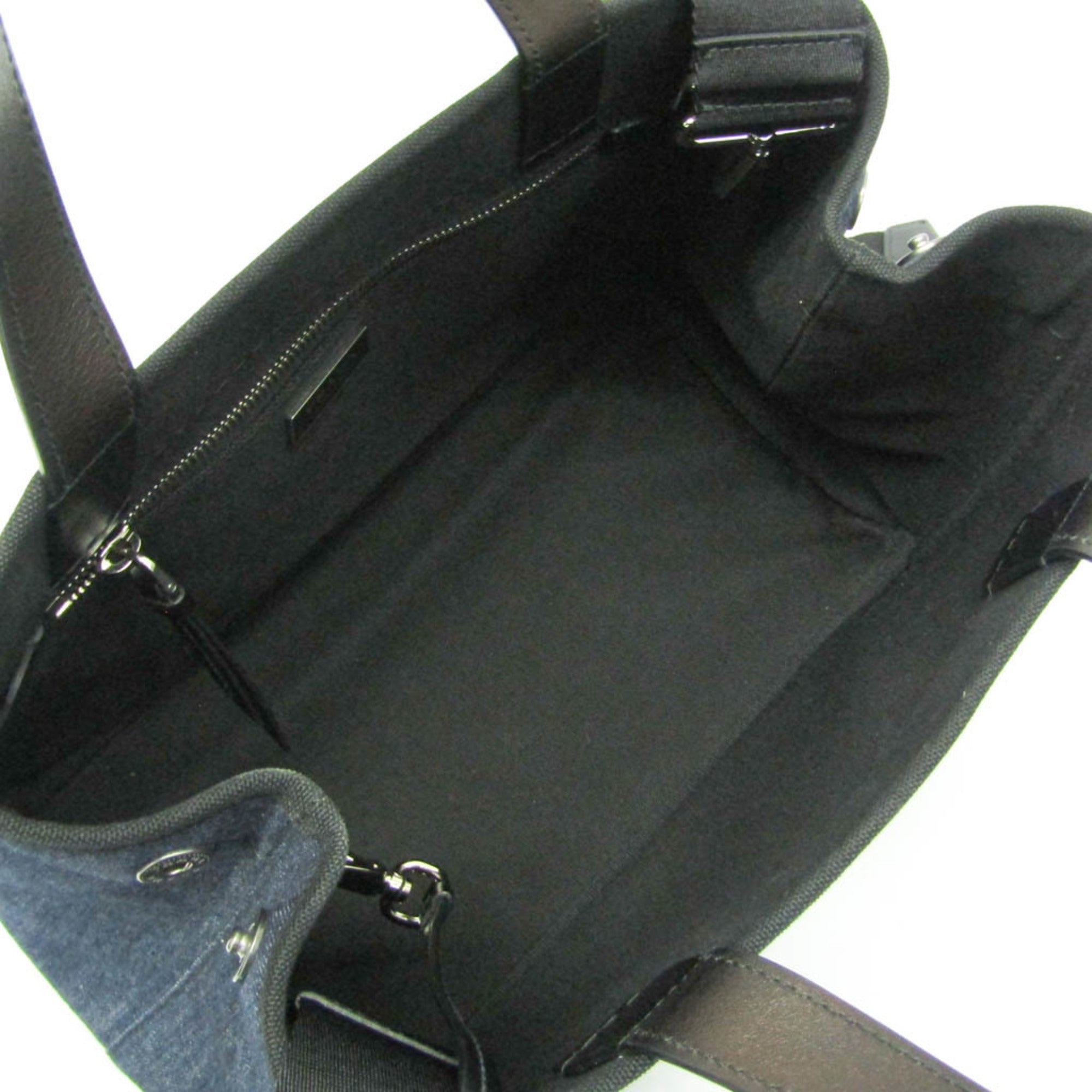 Prada Denim City Calf · Tote Bag