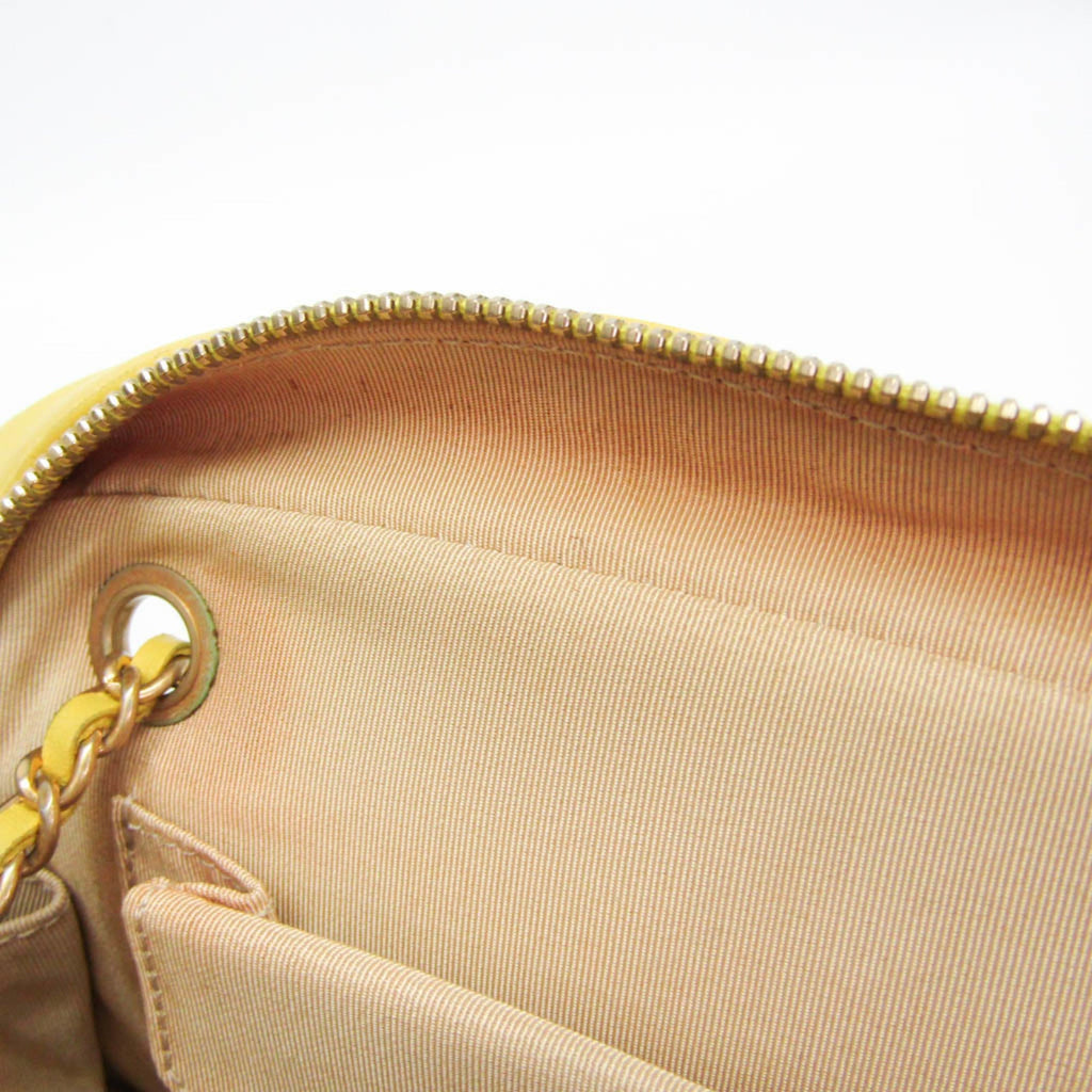 Chanel Chevron V-Stitch · Lamb Leather