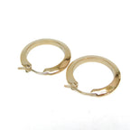 Bottega Veneta Essential · Silver Hoops