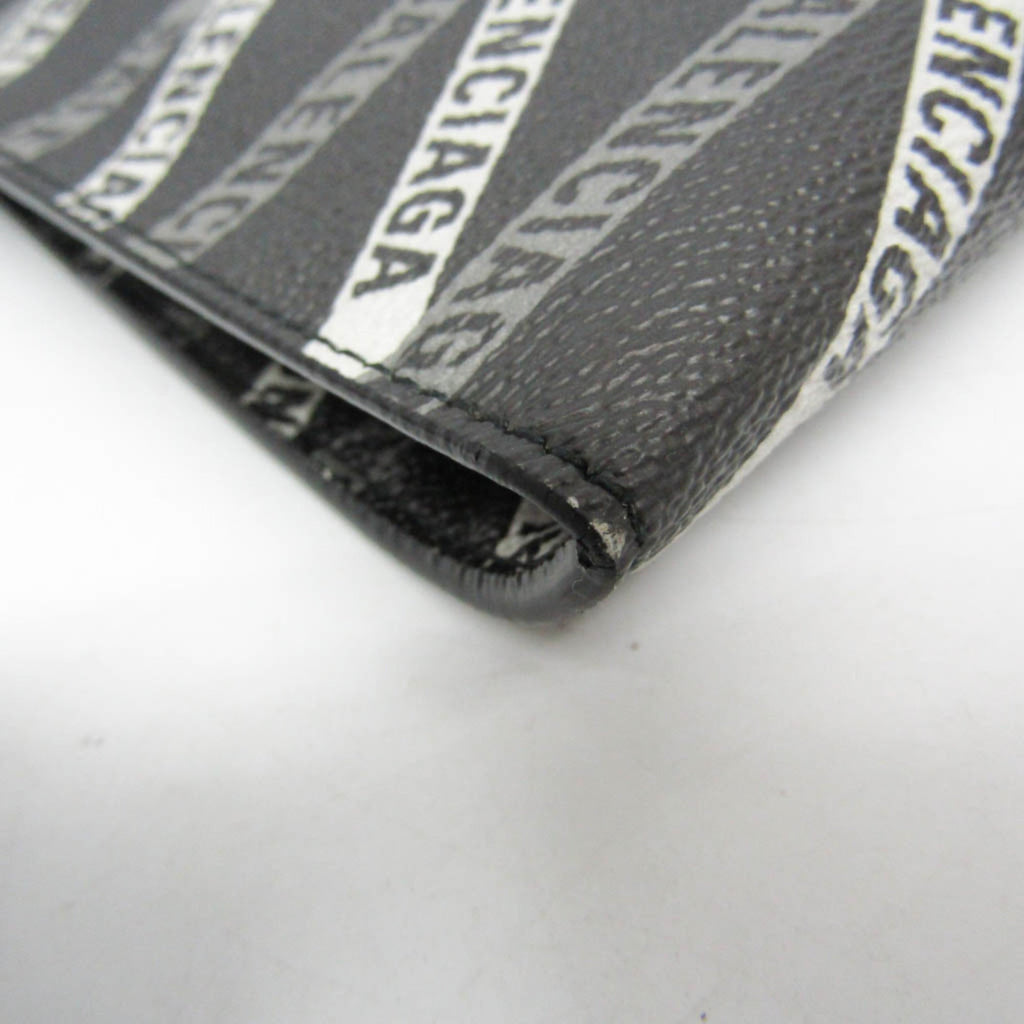 Balenciaga Logo Print · Leather Clutch