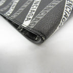 Balenciaga Logo Print · Leather Clutch
