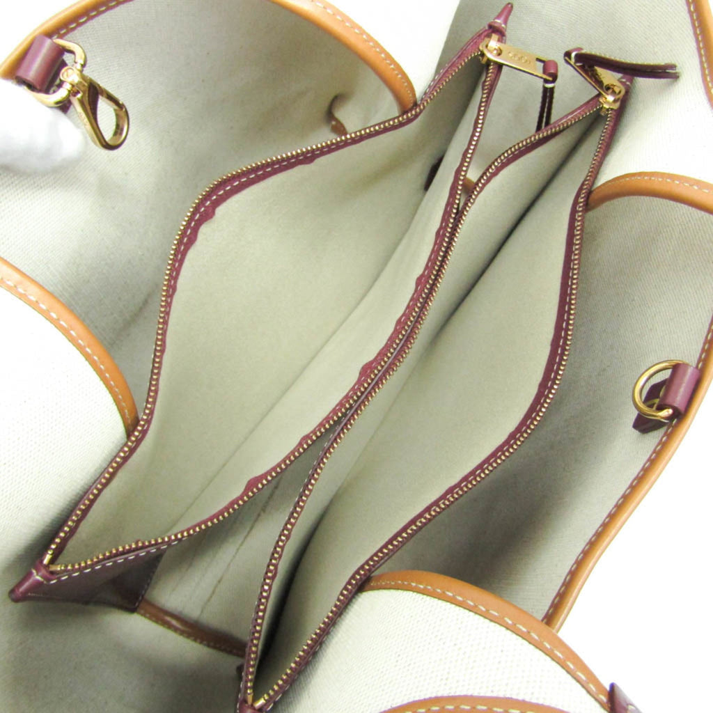 Tod's · Canvas Leather Tote