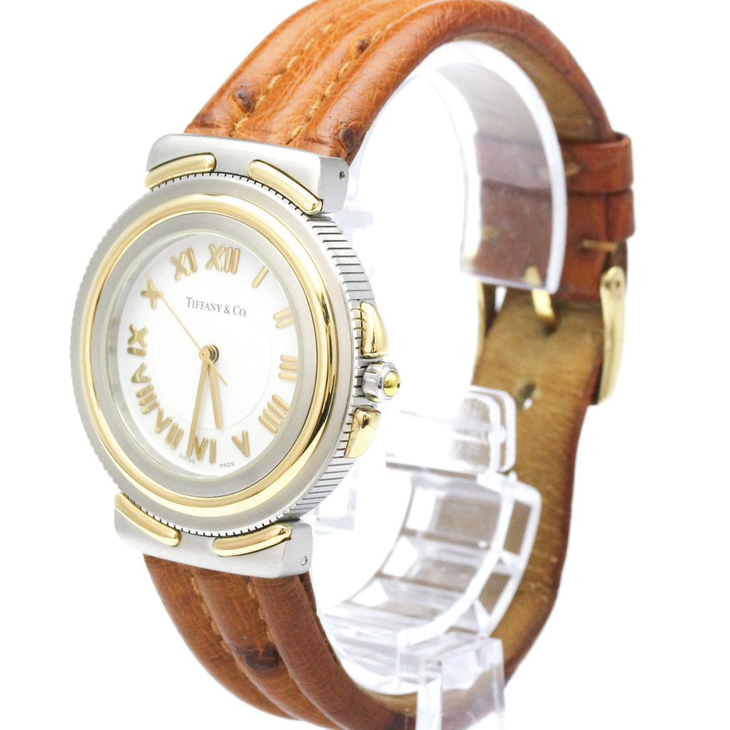 Tiffany Intaglio · 18K Gold & Steel · Quartz