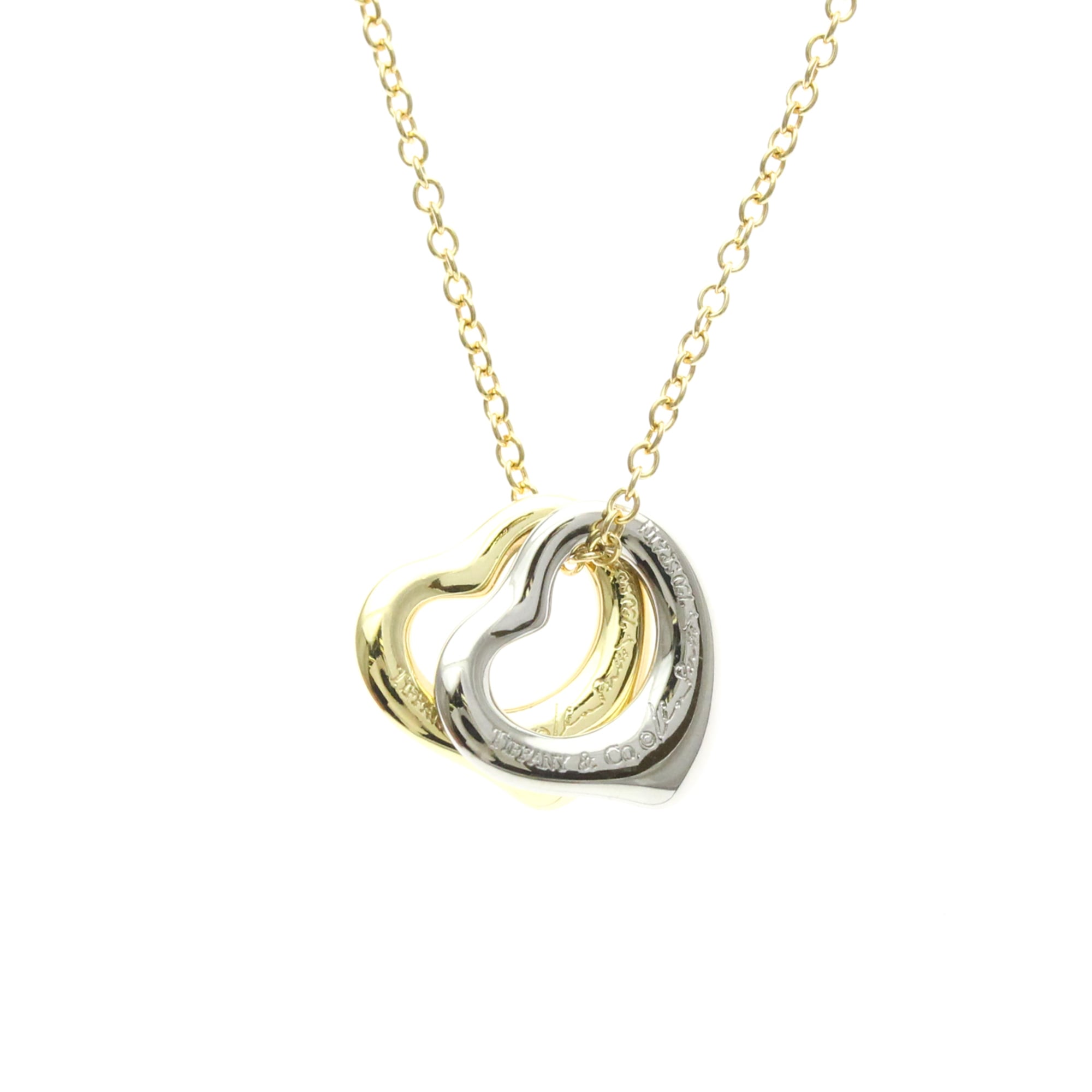 Tiffany Open Heart · Two-Tone Gold