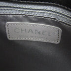 Chanel Patent Toile · Chain Tote