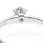Tiffany Solitaire · Platinum · 0.22ct Diamond