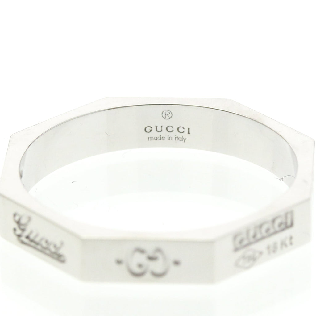 Gucci Octagonal Ring · 18K White Gold