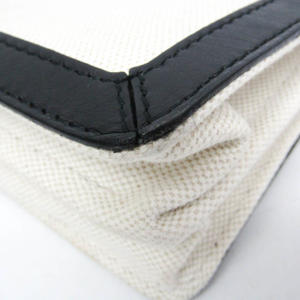 Balenciaga Navy Pochette · Canvas & Leather