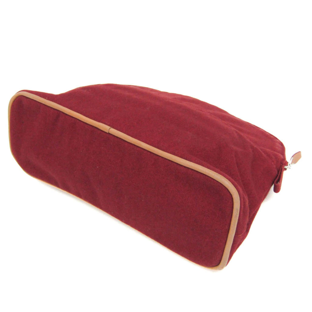 Hermès Bolide MM · Canvas & Leather Pouch