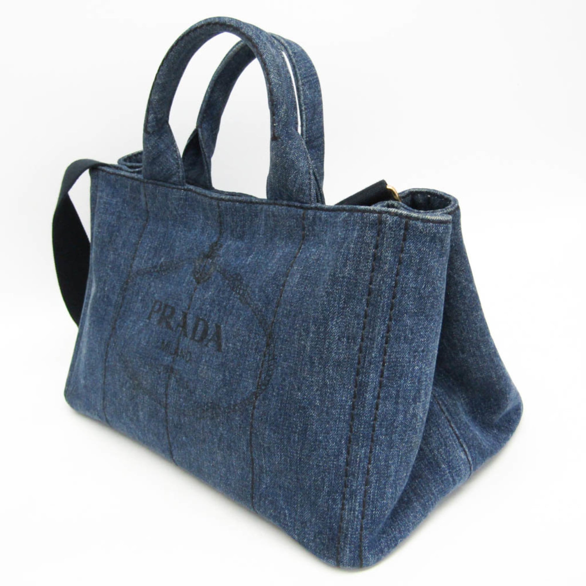 Prada Canapa · Denim Tote