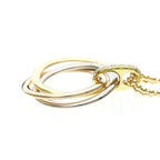 Cartier Trinity · Diamond Necklace · Tri-Gold