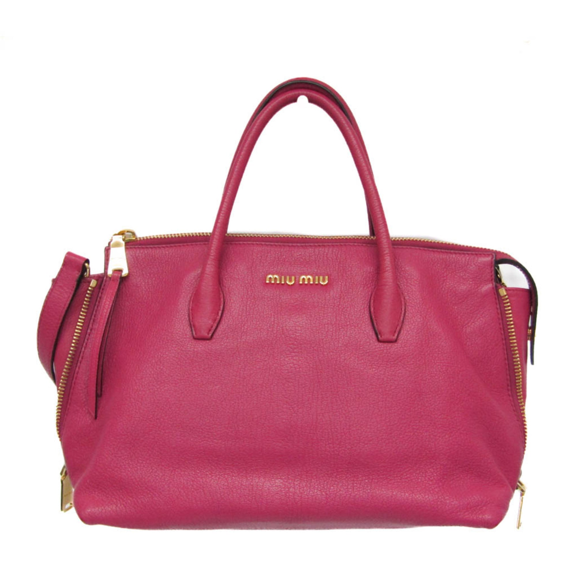 Miu Miu Madras · Leather