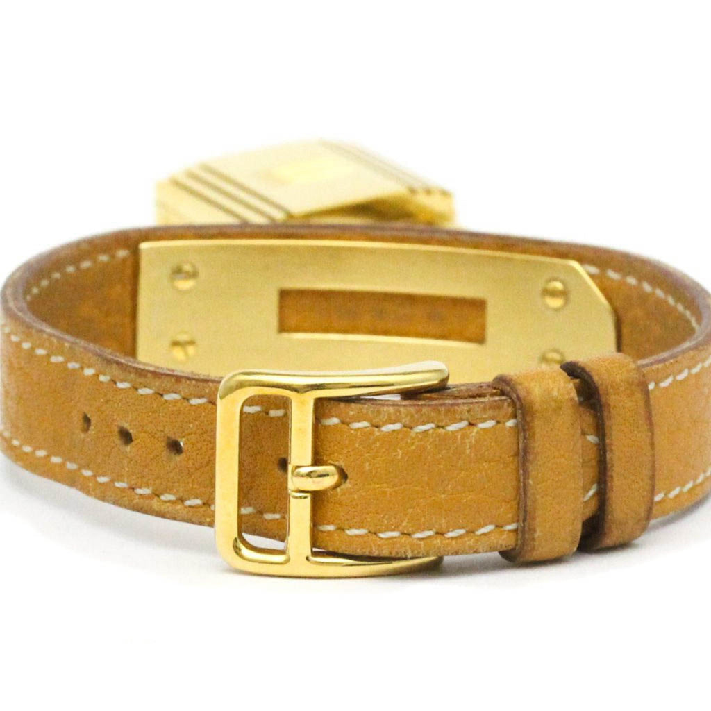 Hermès Kelly · Gold Plated · Leather