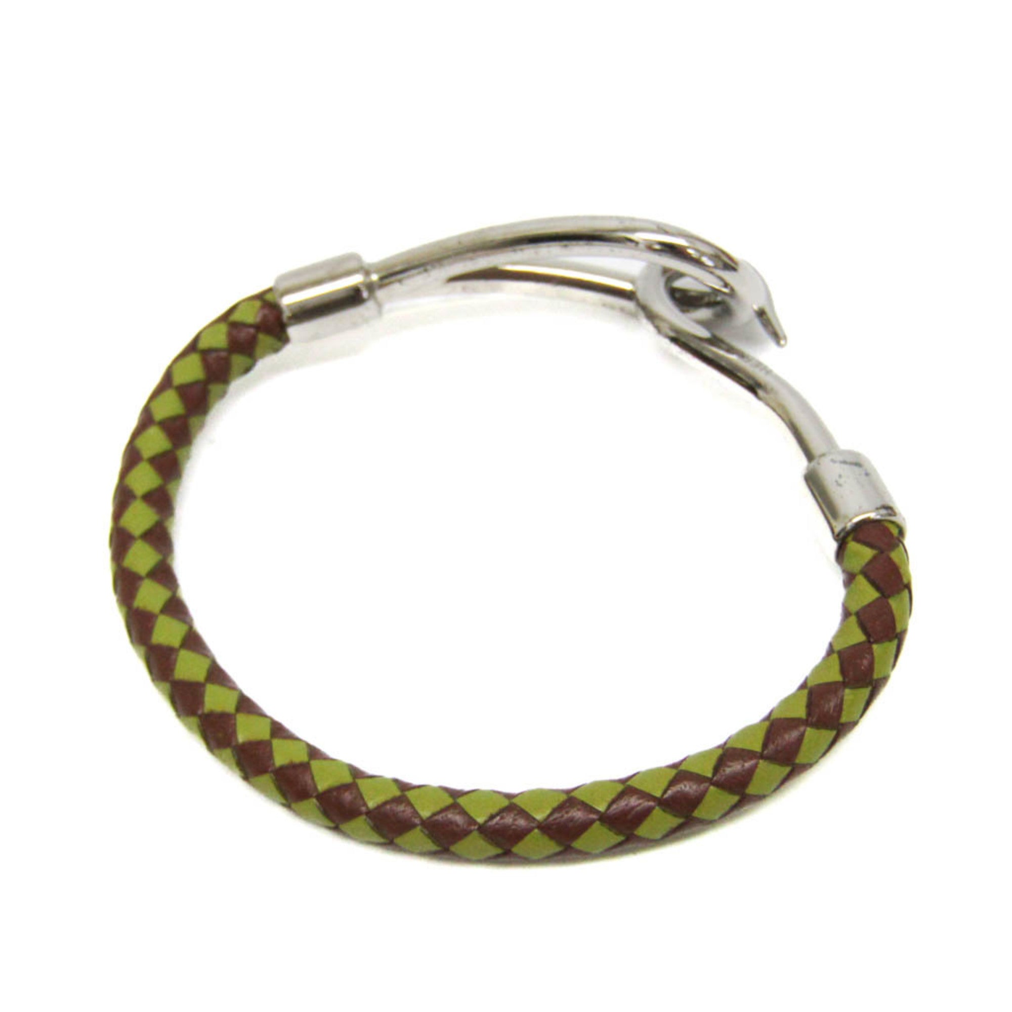 Hermès Jumbo · Braided Leather Bangle